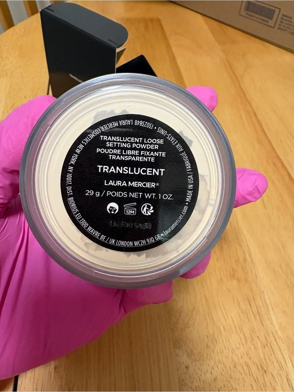 Laura Mercier Translucent Loose Setting Powder in TRANSLUCENT, full Sz 1oz, BNIB